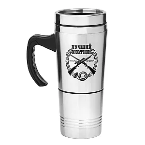 Термокружка двухуровневая Мастер К Охота Лучший охотник 7432569 350+200 мл