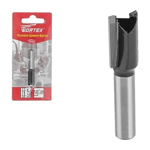 Фреза пазовая Wortex MCAA122018 прямая 12*20 мм