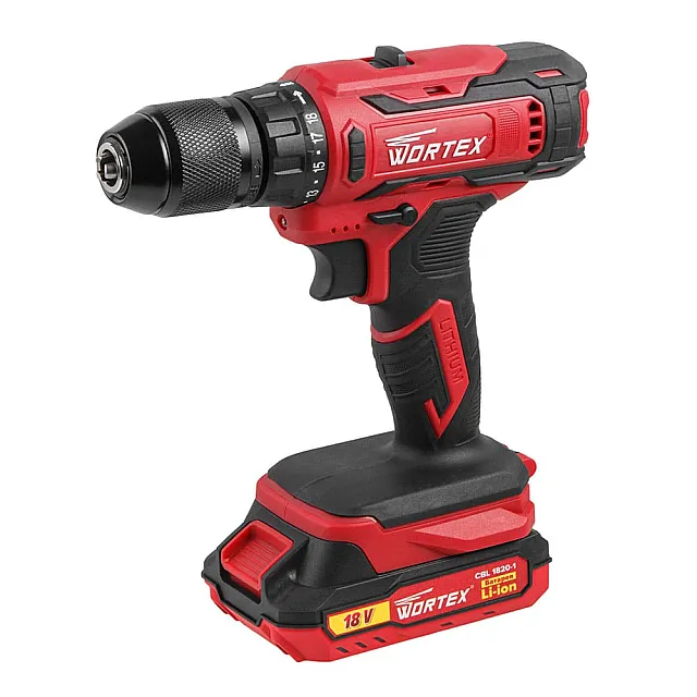 Дрель-шуруповерт Wortex BD 1820-1 Li ALL1 0329209 аккумуляторная