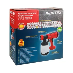 Краскораспылитель Wortex CPS 1808 ALL1 XLT SOLO аккумуляторный