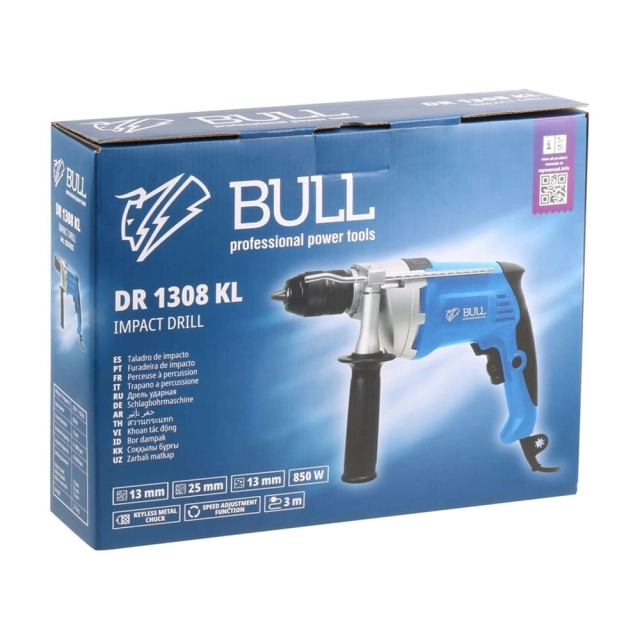 Дрель ударная Bull DR 1308 KL Дрель ударная Bull DR 1308 KL