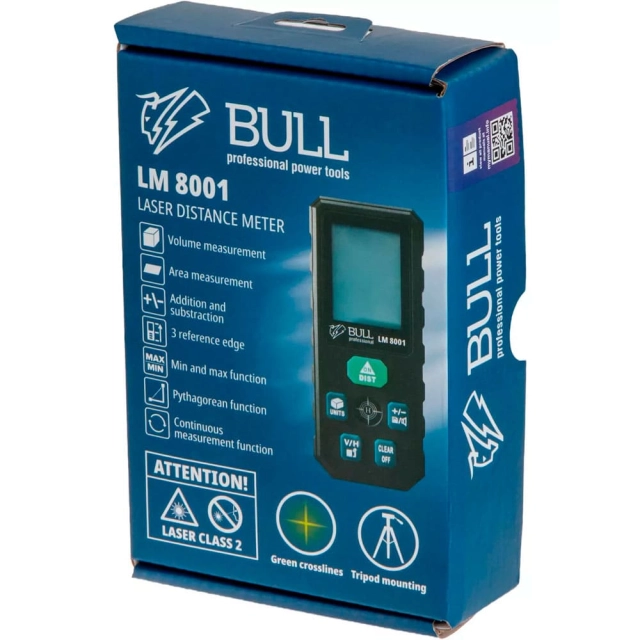 Дальномер лазерный Bull LM 8001 1323465 Дальномер лазерный Bull LM 8001 1323465