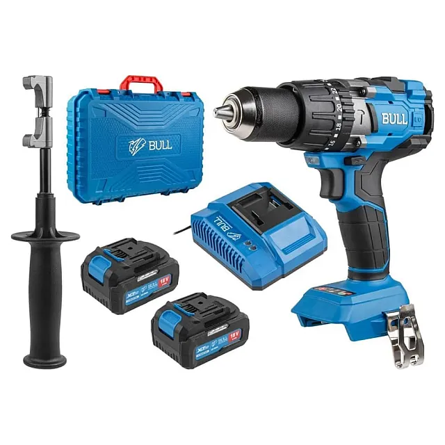 Дрель-шуруповерт Bull SR 1805 XLTpro 1329603 чемодан