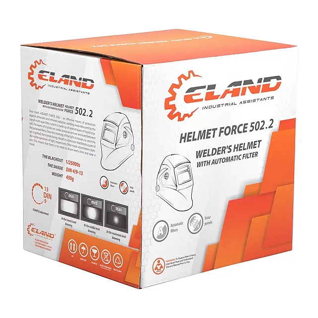 Маска сварщика Eland Helmet Force 502.2 Black