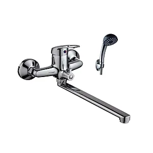 Смеситель для ванны Эверест В22-023 D40 со встроенным дивертором