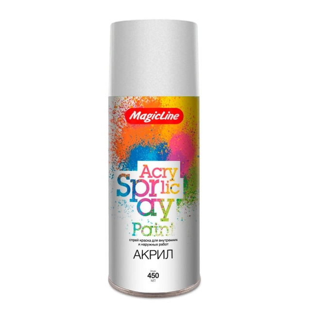 Краска MagicLine 030 RAL 9003 белая глянцевая 265 г Краска MagicLine 030 RAL 9003 белая глянцевая 265 г