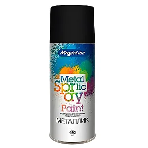 Краска MagicLine 2000 металлик RAL 790М черная 265 г