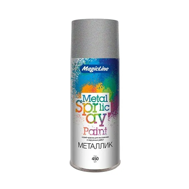 Краска MagicLine 2080 металлик RAL 110M серебро 265 г