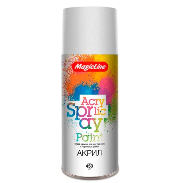 Краска MagicLine 420 RAL 9016 белая матовая 265 г Краска MagicLine 420 RAL 9016 белая матовая 265 г