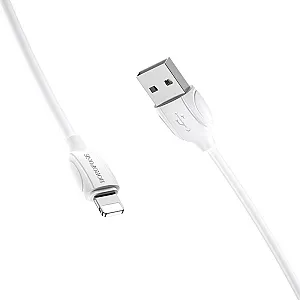 Кабель Borofone BX19 O1763 Lightning-USB белый 1 м