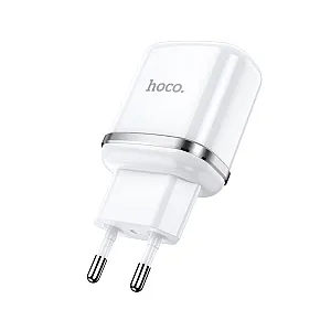 Сетевое зарядное устройство Hoco N4 2USB порта белый