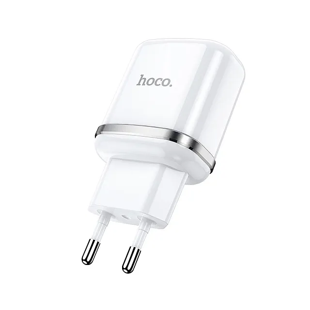 Сетевое зарядное устройство Hoco N4 2USB порта белый