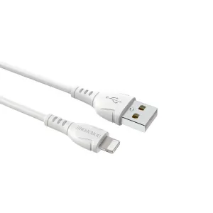 Кабель Borofone BX51 43909 Lightning-USB 2.4A белый 1 м
