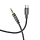Кабель Hoco AUX UPA19 Type-C - 3.5 Mini Jack черный 1 м