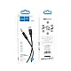 Кабель Hoco AUX UPA19 Type-C - 3.5 Mini Jack черный 1 м