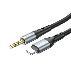 Кабель Hoco AUX UPA22 Lightning-3.5мм черный 1 м