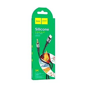 Кабель Hoco AUX UPA22 Lightning-3.5мм черный 1 м