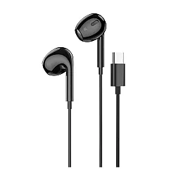 Наушники Hoco M101 Max Crystal внутриканальные с микрофоном Type-C черный