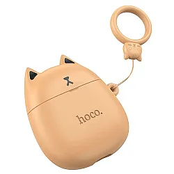 Наушники Hoco BT EW45 внутриканальные с микрофоном в корпусе бежевый кот