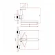 Смеситель для ванны A-five A5-0633 D35 Lotus черный