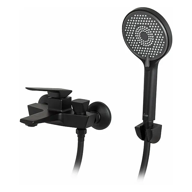 Смеситель для ванны A-five A5-1232 серия Lily D35 черный