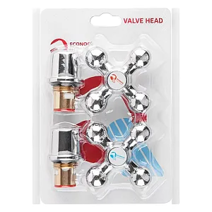 Головка вентильная кран-букса+маховик Econoce EC0552