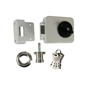 Замок накладной Basara 3Н-40 MWP белый