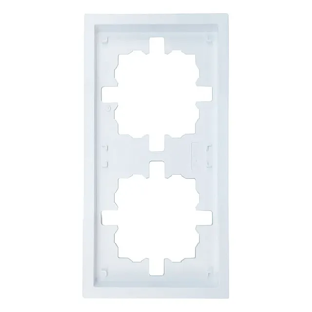 Рамка Lezard Zima 704-0200-147 2 поста белая