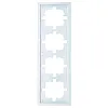 Рамка Lezard Zima 704-0200-149 4 поста белая
