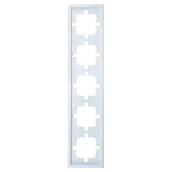 Рамка Lezard Zima 704-0200-150 5 постов белая