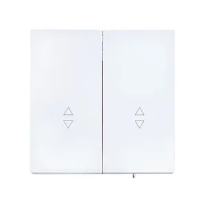 Выключатель проходной Lezard Zima 704-0288-106QC 2 клавиши безвинтовой зажим/клемма белый