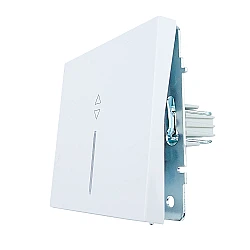 Выключатель проходной Lezard Zima 704-0288-114QC с подсветкой безвинтовой зажим/клемма белый