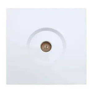 Розетка TV Lezard Zima 704-0288-130 оконечная белая