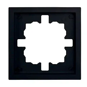 Рамка Lezard Zima 704-4200-146 1 пост черный бархат