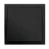 Выключатель Lezard Zima 704-4288-100QC 1 клавиша безвинтовой черный бархат