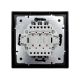 Выключатель Lezard Zima 704-4288-101QC 2 клавиши безвинтовой зажим/клемма черный бархат Выключатель Lezard Zima 704-4288-101QC 2 клавиши безвинтовой зажим/клемма черный бархат