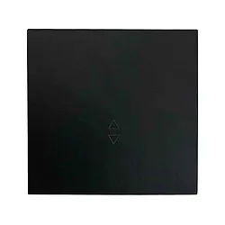 Выключатель проходной Lezard Zima 704-4288-105QC 1 клавиша безвинтовой черный бархат