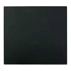 Выключатель перекрестный Lezard Zima 704-4288-107QC 1 клавиша безвинтовой зажим/клемма черный бархат
