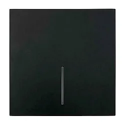 Выключатель Lezard Zima 704-4288-111QC 1 клавиша безвинтовой зажим/клемма черный бархат