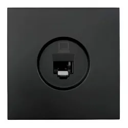 Розетка компьютерная Lezard Vesna 704-4288-139 черный бархат