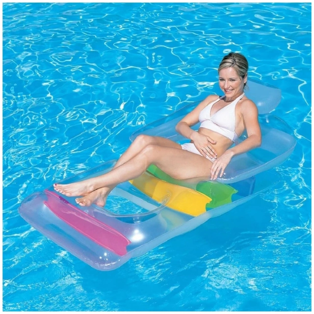 Шезлонг надувной Bestway 43011 для отдыха на воде 165*89 см Шезлонг надувной Bestway 43011 для отдыха на воде 165*89 см
