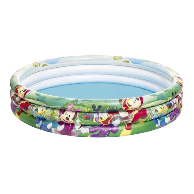 Бассейн надувной детский Bestway 91007 Mickey Mouse 122*25 см Бассейн надувной детский Bestway 91007 Mickey Mouse 122*25 см