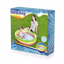 Бассейн надувной Bestway 51104 Лето с надувным дном 102*25 см