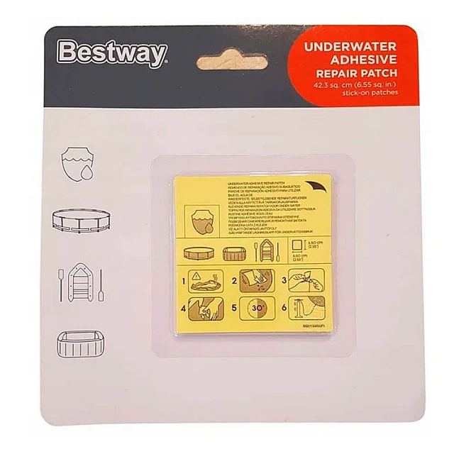 Ремкомплект для бассейнов Bestway 62091 влагостойкий 10 шт Ремкомплект для бассейнов Bestway 62091 влагостойкий 10 шт