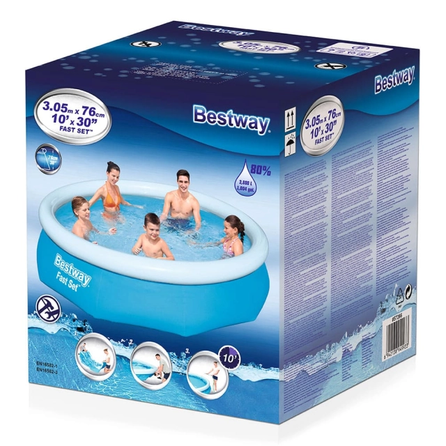Бассейн надувной Bestway 57266 305*76 см Бассейн надувной Bestway 57266 305*76 см