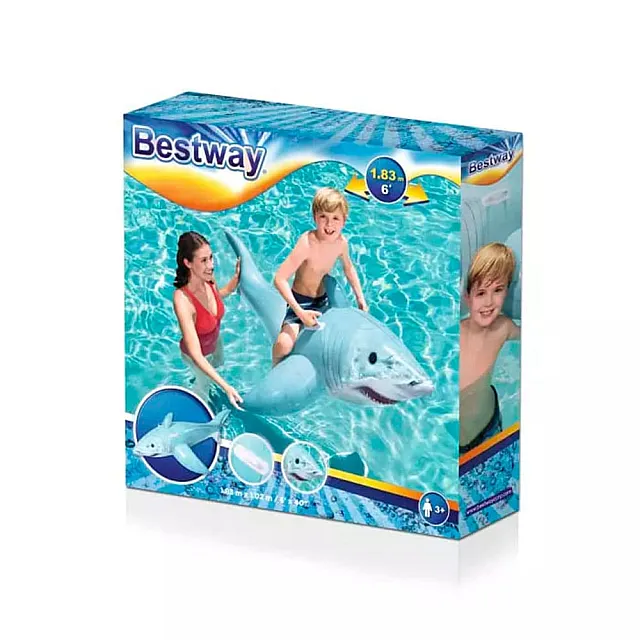 Игрушка надувная Bestway Акула 41405 183*102 см