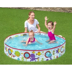 Бассейн каркасный Bestway 55029 детский с иллюминаторами 152*25 см