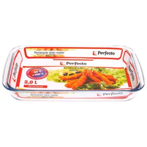 Форма Perfecto Linea 12-300010 из жаропрочного стекла прямоугольная 393*236*52 мм 3 л