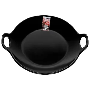 Тарелка-блюдо Perfecto Linea Asian 17-102401 керамическая черная 24*20.3*4.5 см