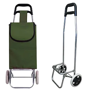 Сумка-тележка хозяйственная MonAmi 1612 цвет №13 хаки